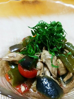 チキンと夏野菜の塩レモン醤油マリネ。-レシピのメイン写真