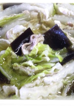 豚肉と白菜の昆布なべ-レシピのメイン写真