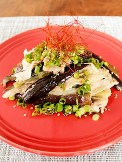 涼やか!レンジでなすと豚肉の冷しゃぶ-レシピのメイン写真