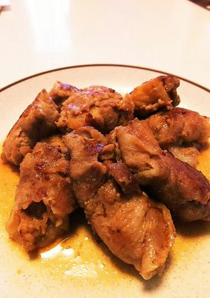 お麩の豚肉巻きで角煮風-レシピのメイン写真