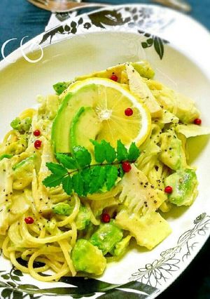 アボカドのペペロンレモンクリームパスタ♪-レシピのメイン写真