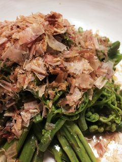 旬の味☆わらびのおひたし☆-レシピのメイン写真