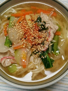 野菜たっぷりヘルシーあんかけうどん☆-レシピのメイン写真