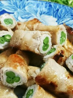 グルテンフリー⭐さやいんげんの豚肉巻き-レシピのメイン写真