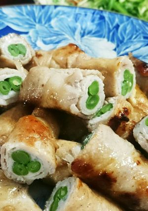 グルテンフリー⭐さやいんげんの豚肉巻き-レシピのメイン写真