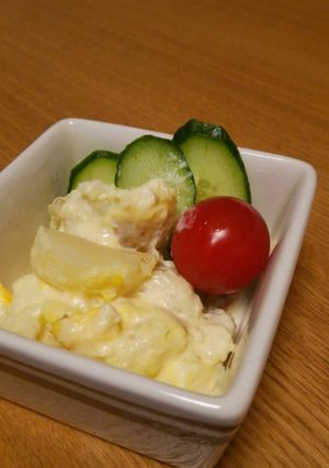 味噌味玉☆でポテサラ-レシピのメイン写真