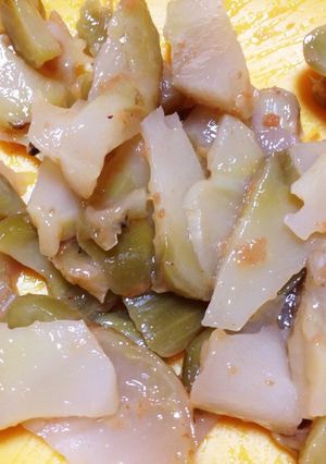 搾菜梅肉和え-レシピのメイン写真