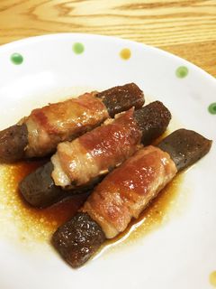甘辛ヘルシーおかず☆こんにゃくの肉巻き-レシピのメイン写真