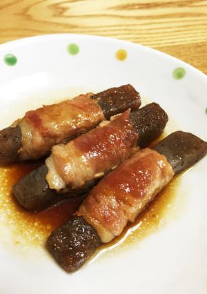 甘辛ヘルシーおかず☆こんにゃくの肉巻き-レシピのメイン写真
