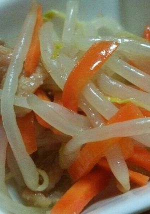 5分でもう1品☆もやしとニンジンの和え物-レシピのメイン写真