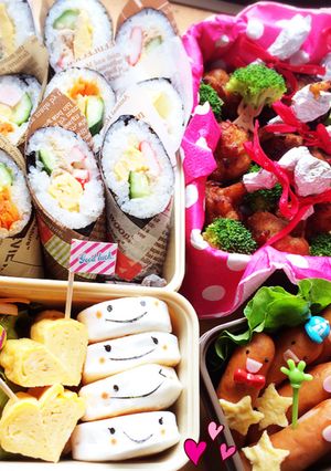 運動会 お弁当 キャラ弁-レシピのメイン写真