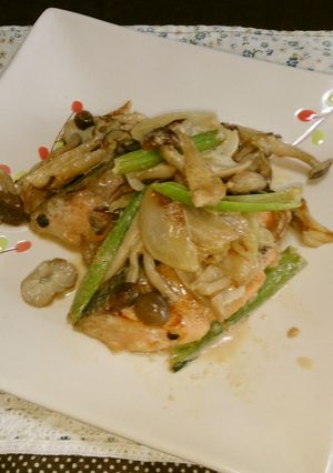 鮭のカレークリームソース-レシピのメイン写真