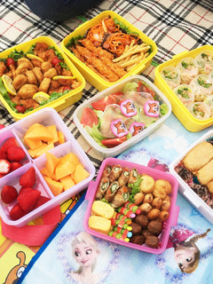 運動会のお弁当♡2016♡長女の小学校♡-レシピのメイン写真