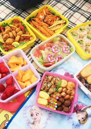 運動会のお弁当♡2016♡長女の小学校♡-レシピのメイン写真