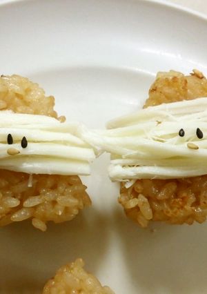焼きおにぎり～さいておいしいモッツァレラ-レシピのメイン写真