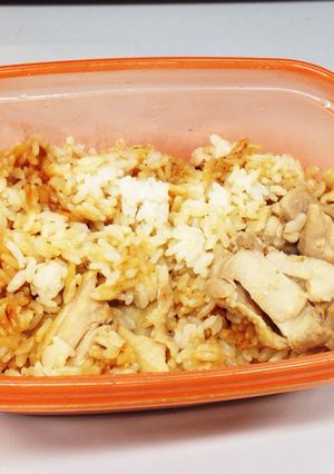 簡単！煮汁で鶏モモ炒飯風-レシピのメイン写真