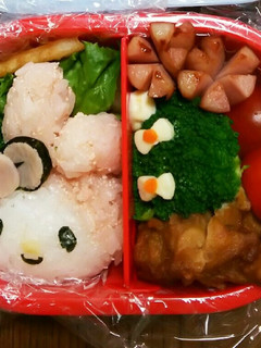 デコフリ不要♡ マイメロディ キャラ弁-レシピのメイン写真