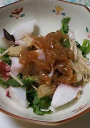 南高梅干の和え物-レシピのメイン写真