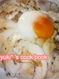 簡単!!鶏ハム丼♪-レシピのメイン写真