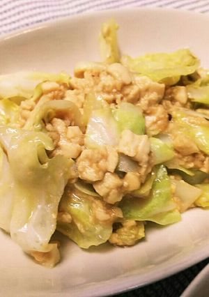 節約料理★豆腐で~肉味噌キャベツ-レシピのメイン写真