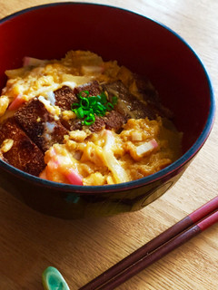 加熱1分30秒!80円カツ丼もどき!-レシピのメイン写真