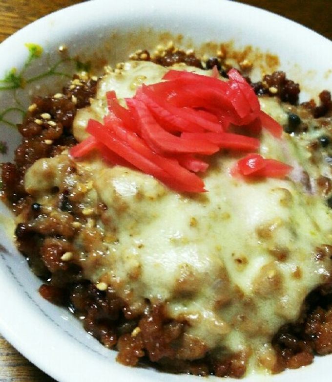 簡単メイン♪豚挽き肉のゴマチーズ焼き-レシピのメイン写真