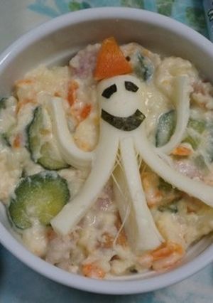 ポテサラ バンザイ星人付き-レシピのメイン写真