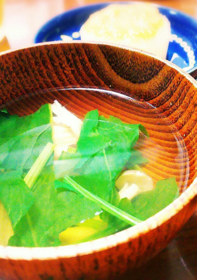 ほうれん草の吸い物 覚え書き-レシピのメイン写真