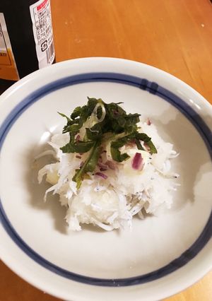 釜揚げシラスと大根おろしとチーズの和え物-レシピのメイン写真