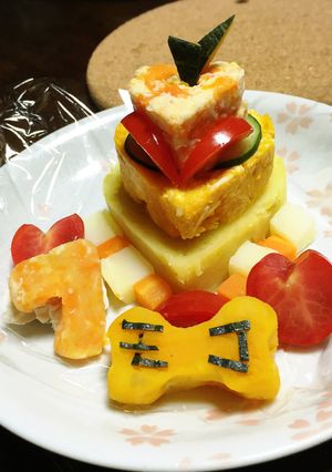 愛犬のバースデーケーキ♡-レシピのメイン写真