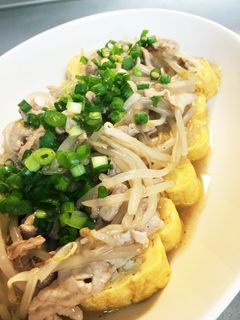 卵焼きの豚もやしあんかけ-レシピのメイン写真
