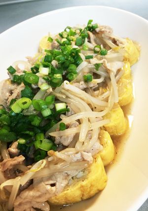 卵焼きの豚もやしあんかけ-レシピのメイン写真