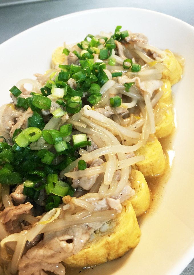 卵焼きの豚もやしあんかけ-レシピのメイン写真