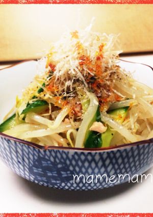 【節約レシピ】もやしのレンチンサラダ-レシピのメイン写真
