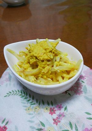 もやしとツナのカレーマヨ和え-レシピのメイン写真