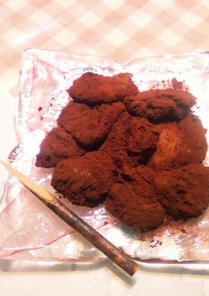 不二家ミルキーの消費に☆簡単ココア餅-レシピのメイン写真
