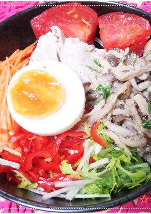 塩レモン豚骨麺（素麺・うどん・きしめん）-レシピのメイン写真