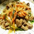 キャベ千が旨い!野菜たっぷり生姜焼き♥