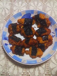 簡単♪豆腐ののり巻き揚げ-レシピのメイン写真
