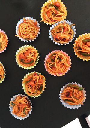 お弁当に！彩りGood☆冷凍ナポリタン-レシピのメイン写真