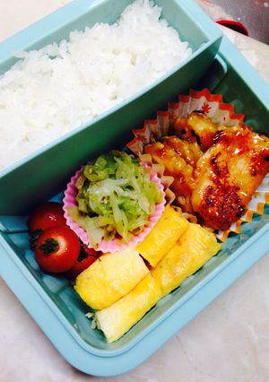 鶏胸肉deさっぱり照り焼き弁当-レシピのメイン写真