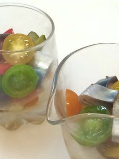 素敵おつまみ♪しめ鯖 和膳カクテル-レシピのメイン写真