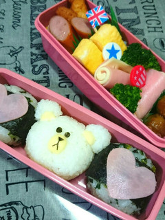 偽ブラウン(LINEくま)キャラ弁♡簡単-レシピのメイン写真