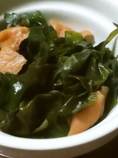 ワカメの梅煮-レシピのメイン写真