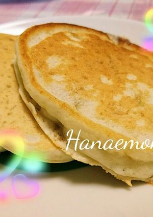 卵なし✨簡単もちもちバナナパンケーキ♥-レシピのメイン写真