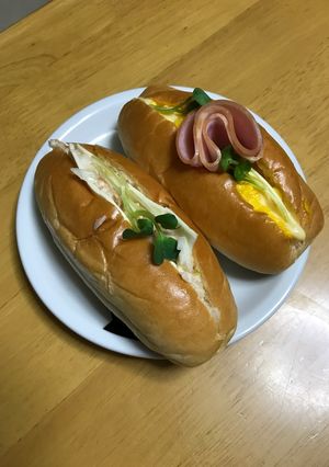 我が家のロールパンサンド-レシピのメイン写真
