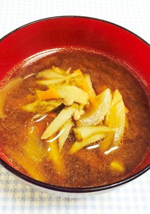 ごぼうのお味噌汁♪-レシピのメイン写真