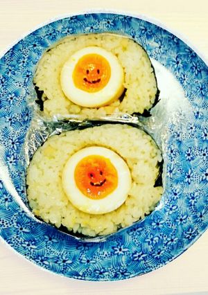和風醤油ラーメン風～味玉おにぎり-レシピのメイン写真
