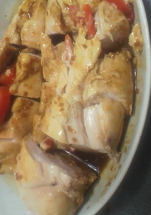 チキンロールで、パプリカチーズ生姜焼き-レシピのメイン写真