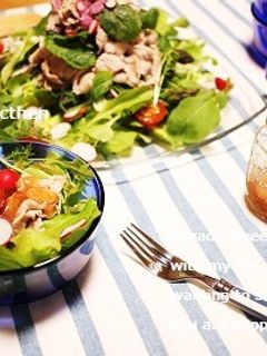 冷しゃぶサラダ~梅ドレッシング~-レシピのメイン写真